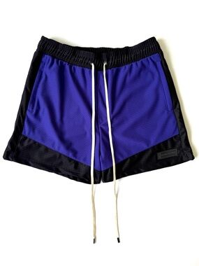 Daniel Patrick Heavyweight Mesh Gym Shorts Ultra Violet XL NWT